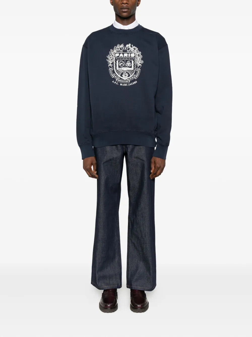 A.P.C. x Marc Jacobs graphic-print sweater | Knitted Sweaters | Image 2
