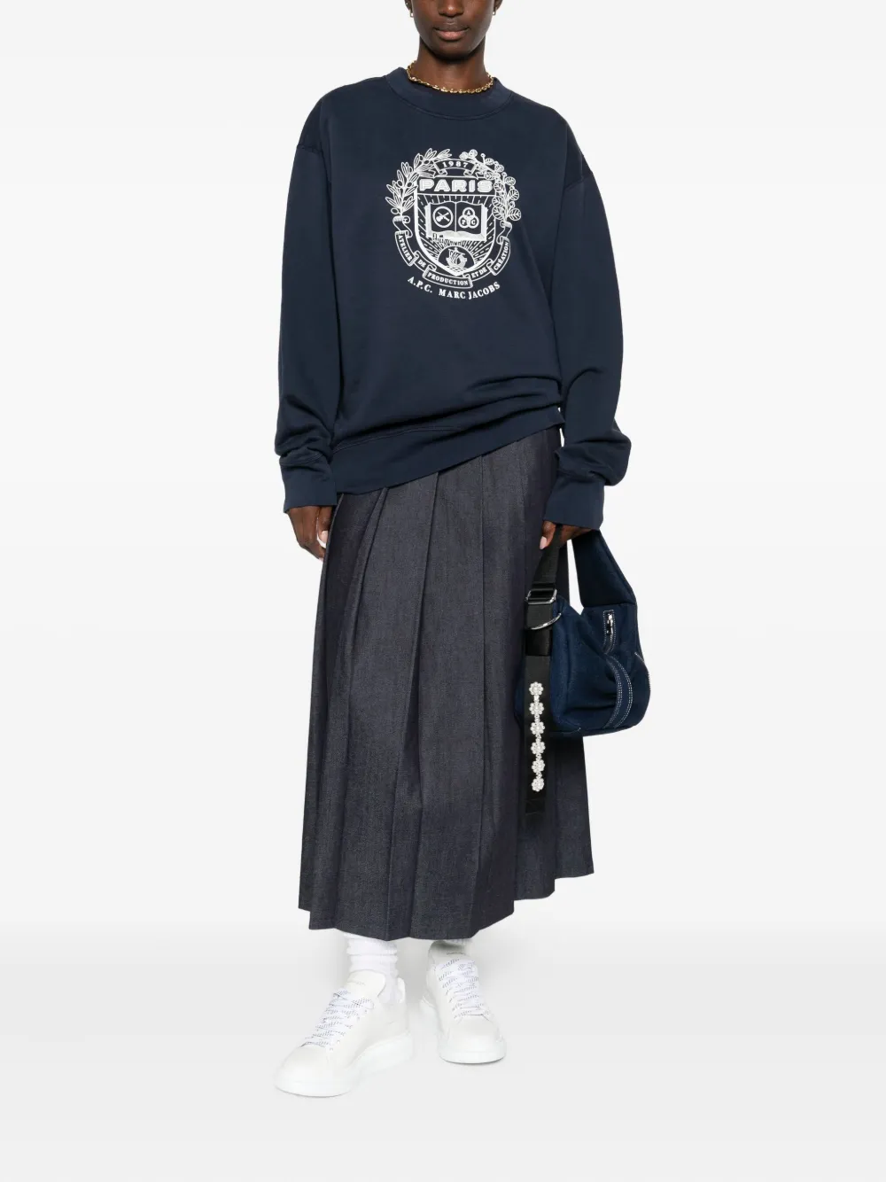 A.P.C. x Marc Jacobs sweater met print Blauw