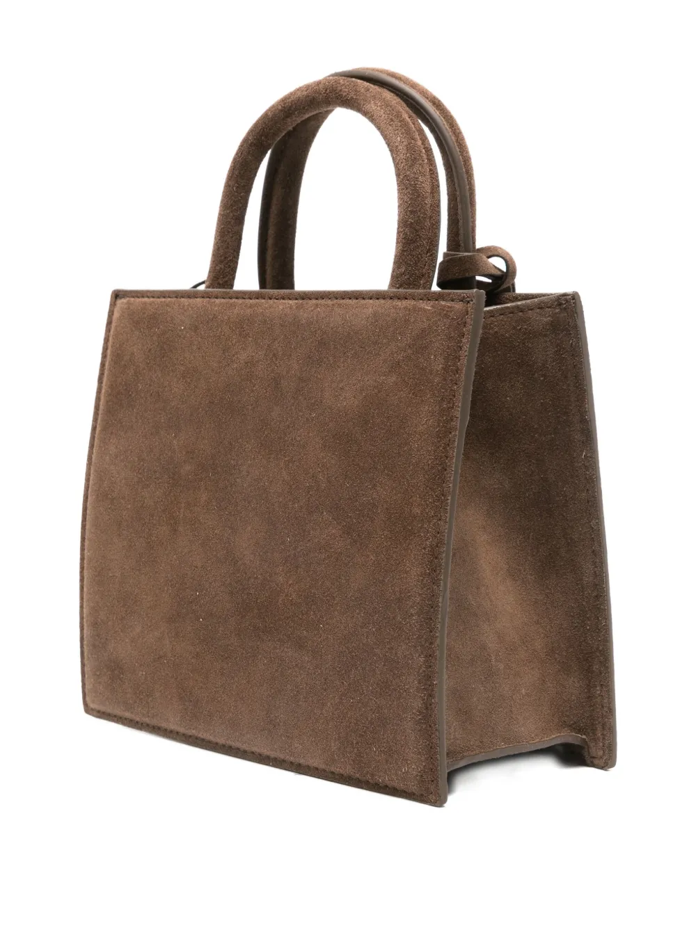 MC2 Saint Barth mini Shop suede tote bag - Bruin