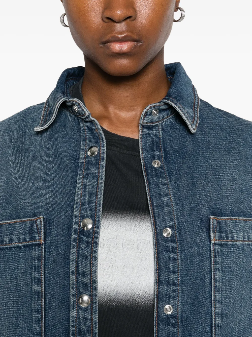 Anine Bing Button-down Shirt In Blue