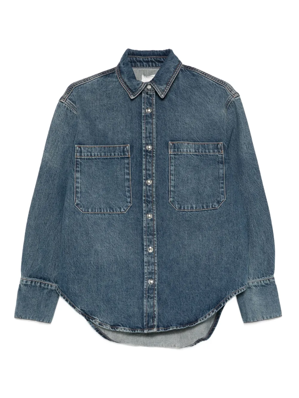 ANINE BING camisa con botones | azul | Image 1