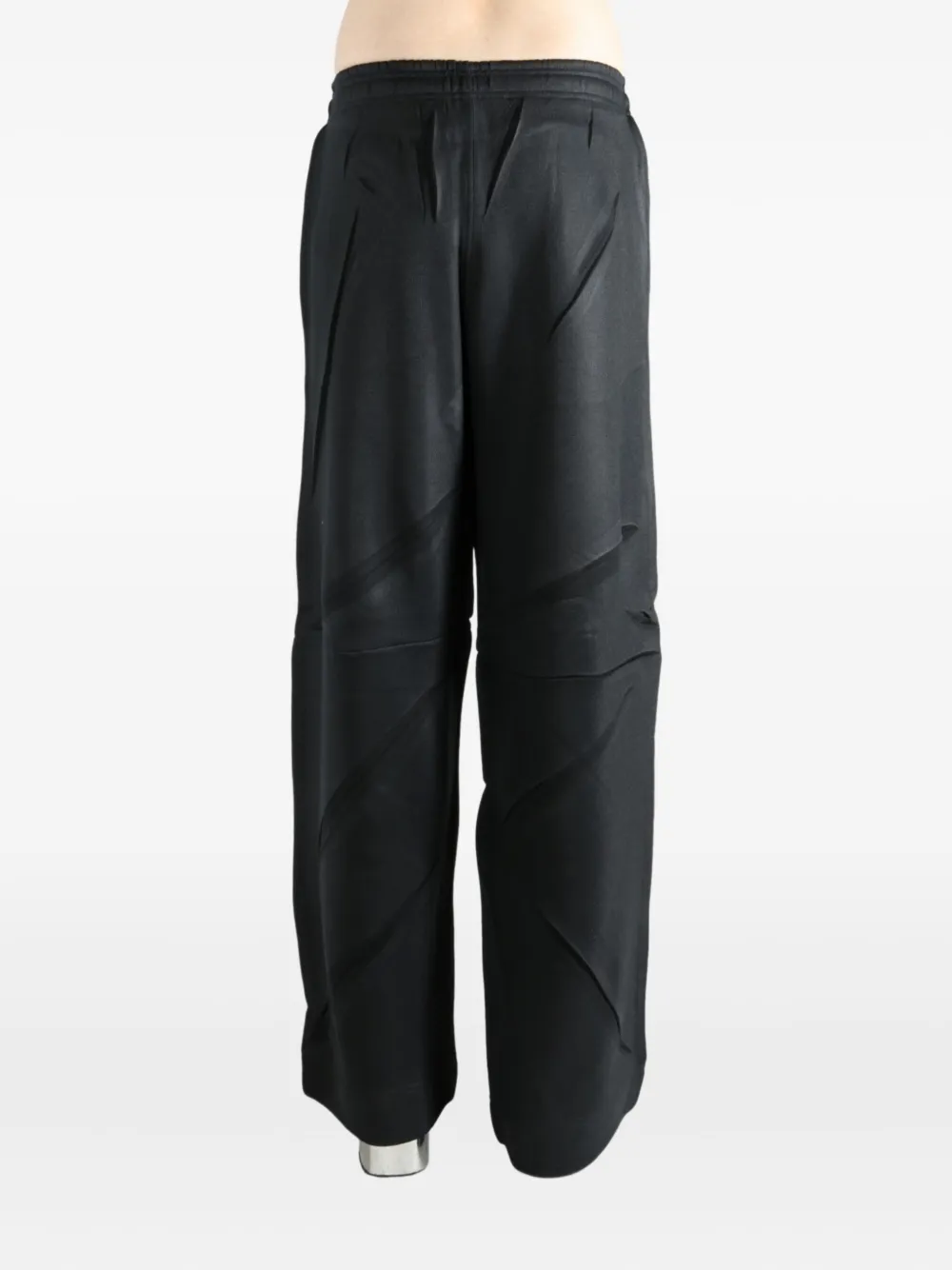 Alexander Wang Embossed Ucc4254432 Trousers In Black