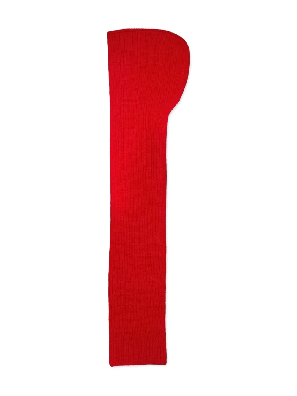 Studio Nicholson Fife Ribbed Scarf In Red