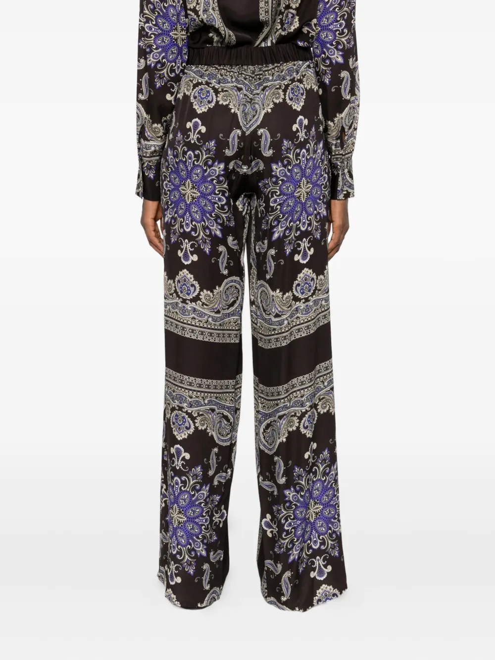 LIU JO Broek met paisley-print Beige