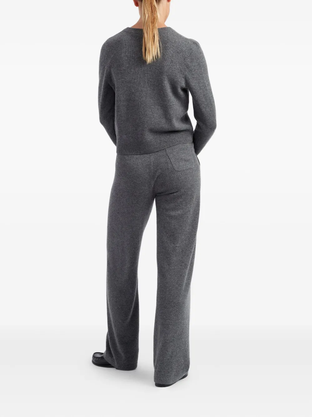 Chinti & Parker Drawstring Knitted Trousers In Gray