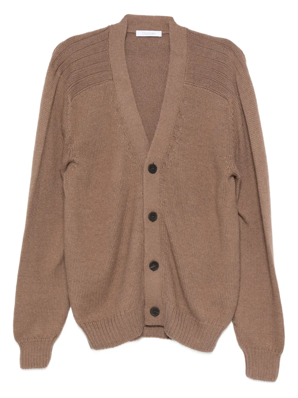 Cruciani alpaca wool cardigan | Brown | Image 1