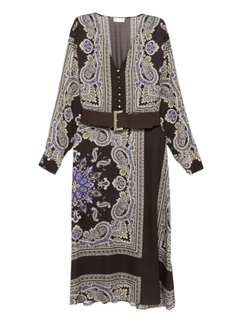 LIU JO vestido midi con estampado floral