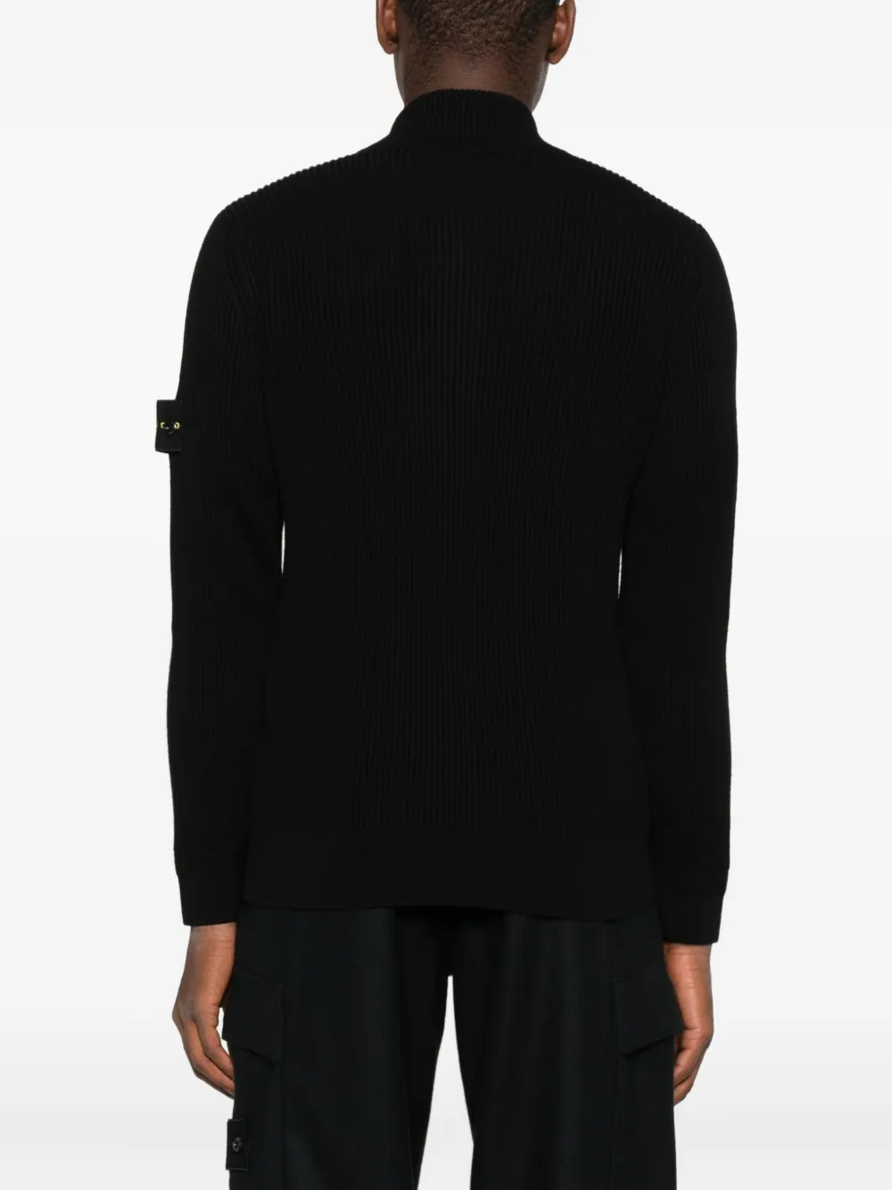 Stone Island Vest van scheerwol Zwart