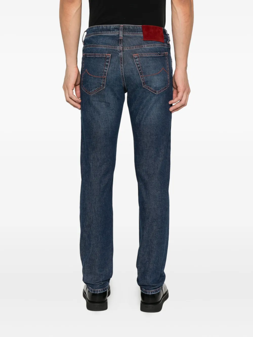 Jacob Cohën Jeans met stiksel Blauw