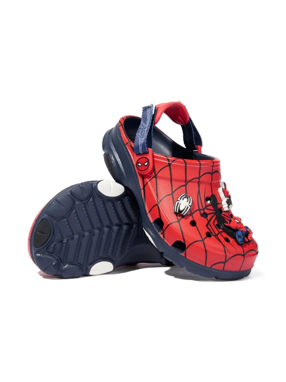 Crocs X Marvel Spider-man Clog Sandals In Red