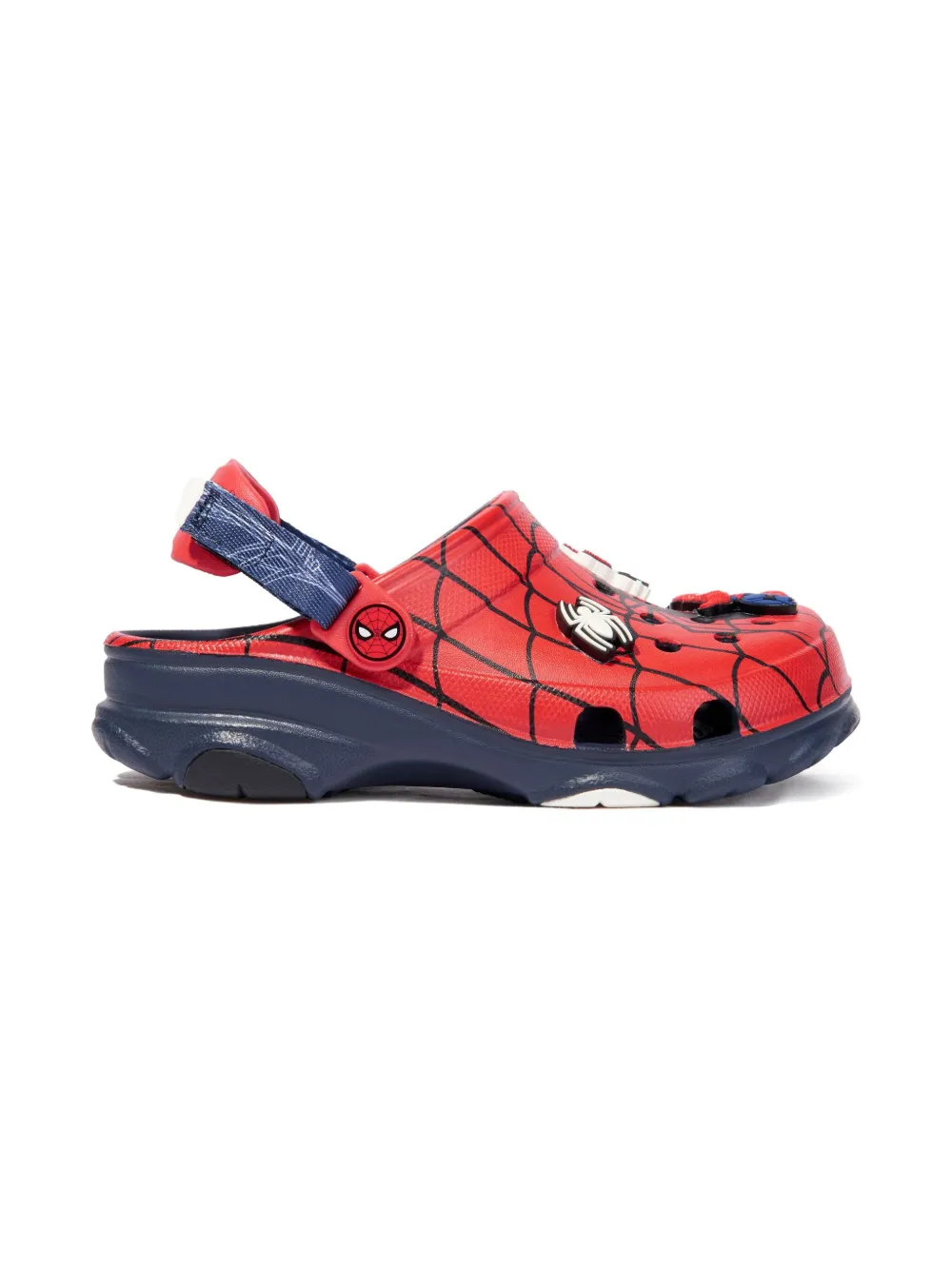 Crocs X Marvel Spider-man Clog Sandals In Red