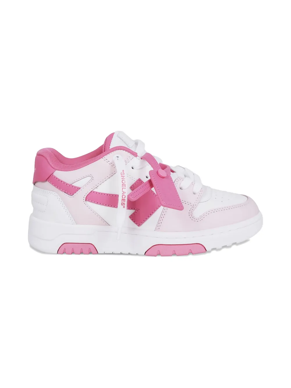 Off-White Kids arrow-motif sneakers - Wit