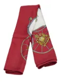 Hermès Pre-Owned 1986-1998 Springs Silk Scarf scarves - White