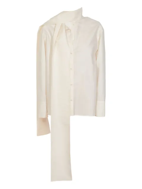 RXQUETTE Umbra scarf-detail cotton blouse