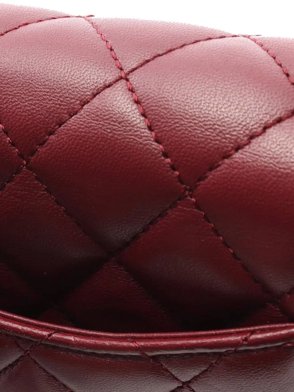 CHANEL Pre-Owned 2021-2025 Mini Square Lambskin Coco Heart Chain Flap crossbody bag | Pre-Owned | Image 2