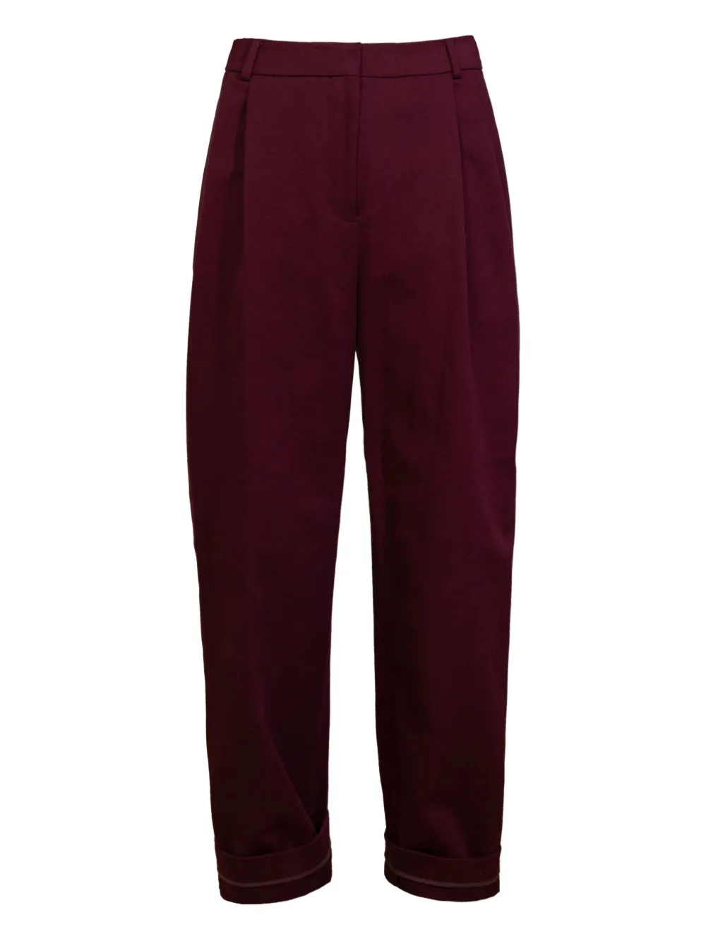 RXQUETTE Beam pleated trousers | Red | Image 1