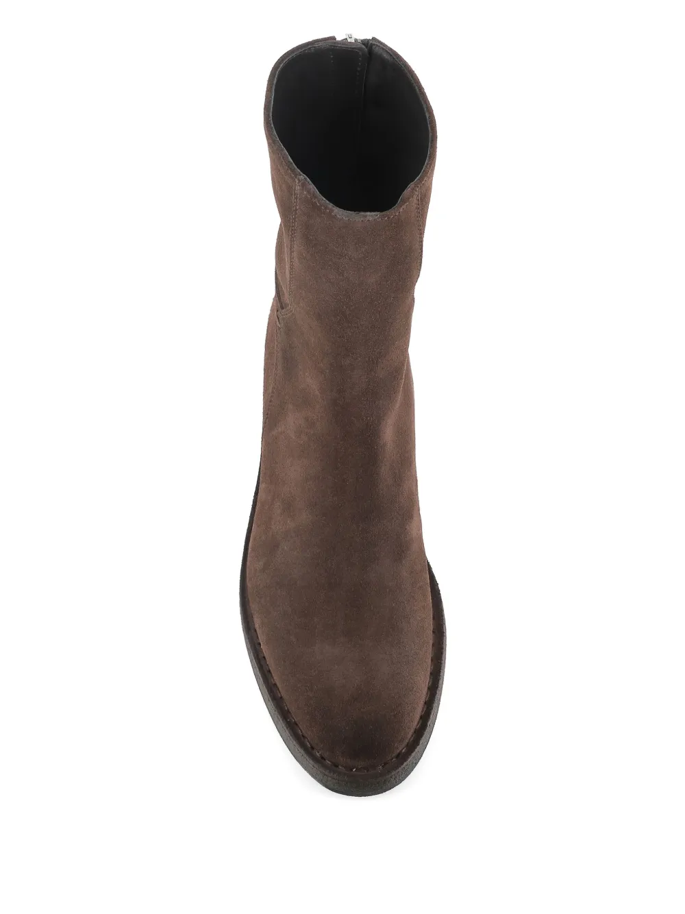 Pantanetti 60mm Suede Ankle Boots In Brown
