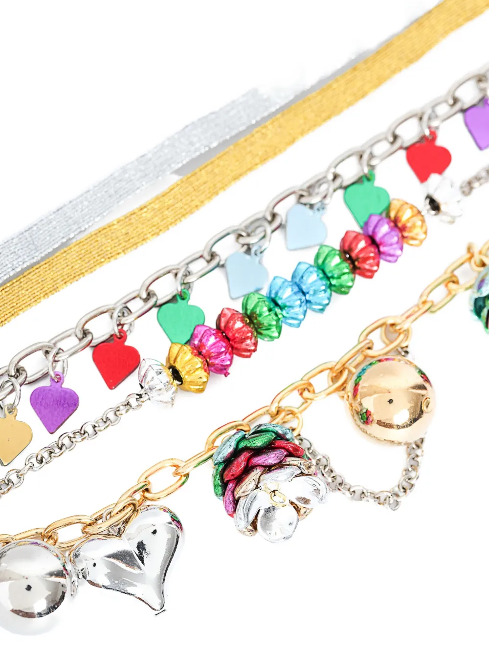  Amir Slama Charm Beaded Bracelet - Multicolour 