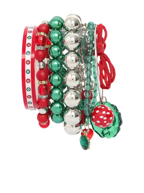 Amir Slama Bijoux beaded charm bracelet