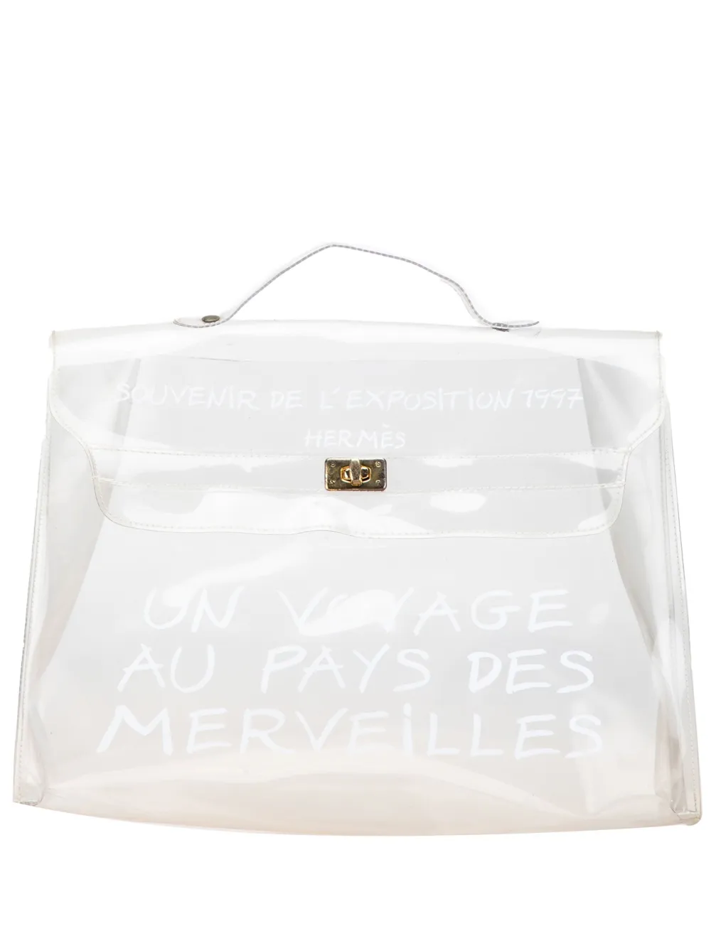 Hermès Pre-Owned 1997 Vinyl Souvenir De L Exposition Kelly handbag - Hermès Pre-Owned 1997 Vinyl Souvenir De L Exposition Kelly handbag -