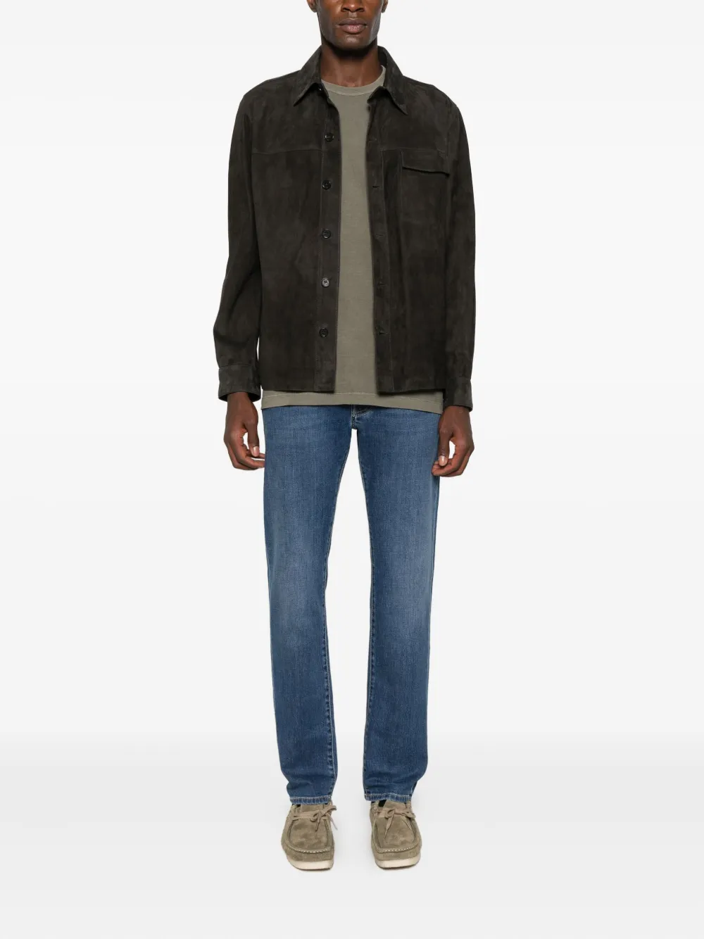 James Perse round-neck t-shirt - Groen