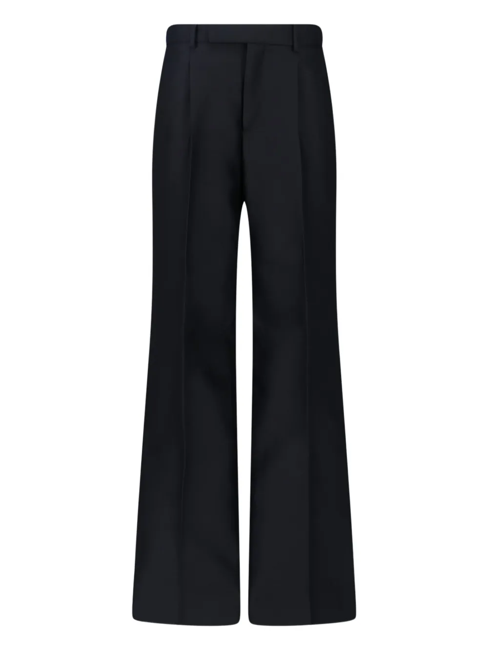 Gucci Wool And Silk Pants In Black