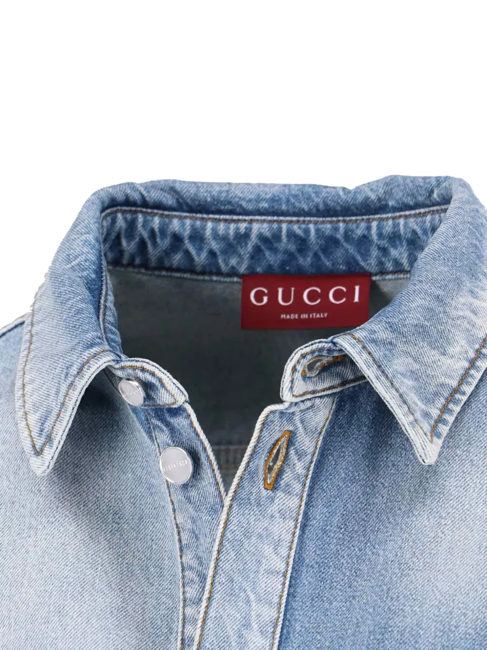 Gucci Denim overhemd Blauw