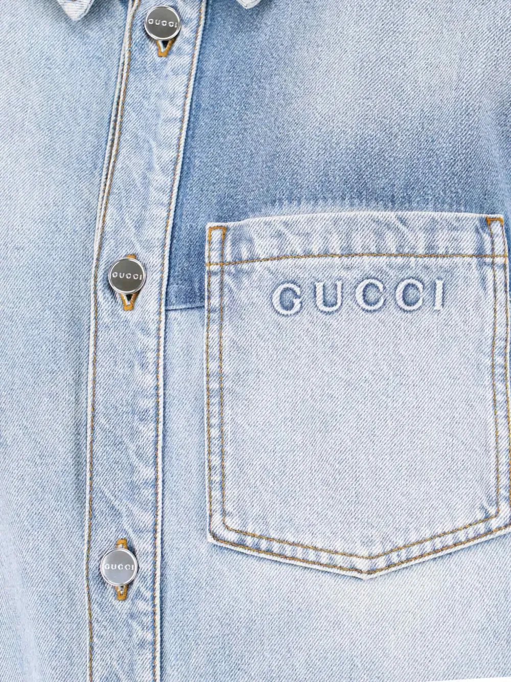 Gucci Denim overhemd Blauw