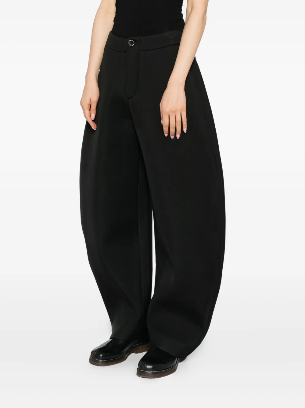 Uma Wang Pollock Trousers In Black