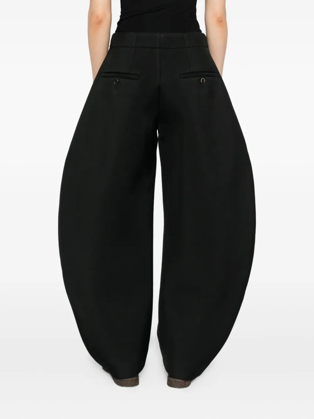 Uma Wang Pollock Trousers In Black