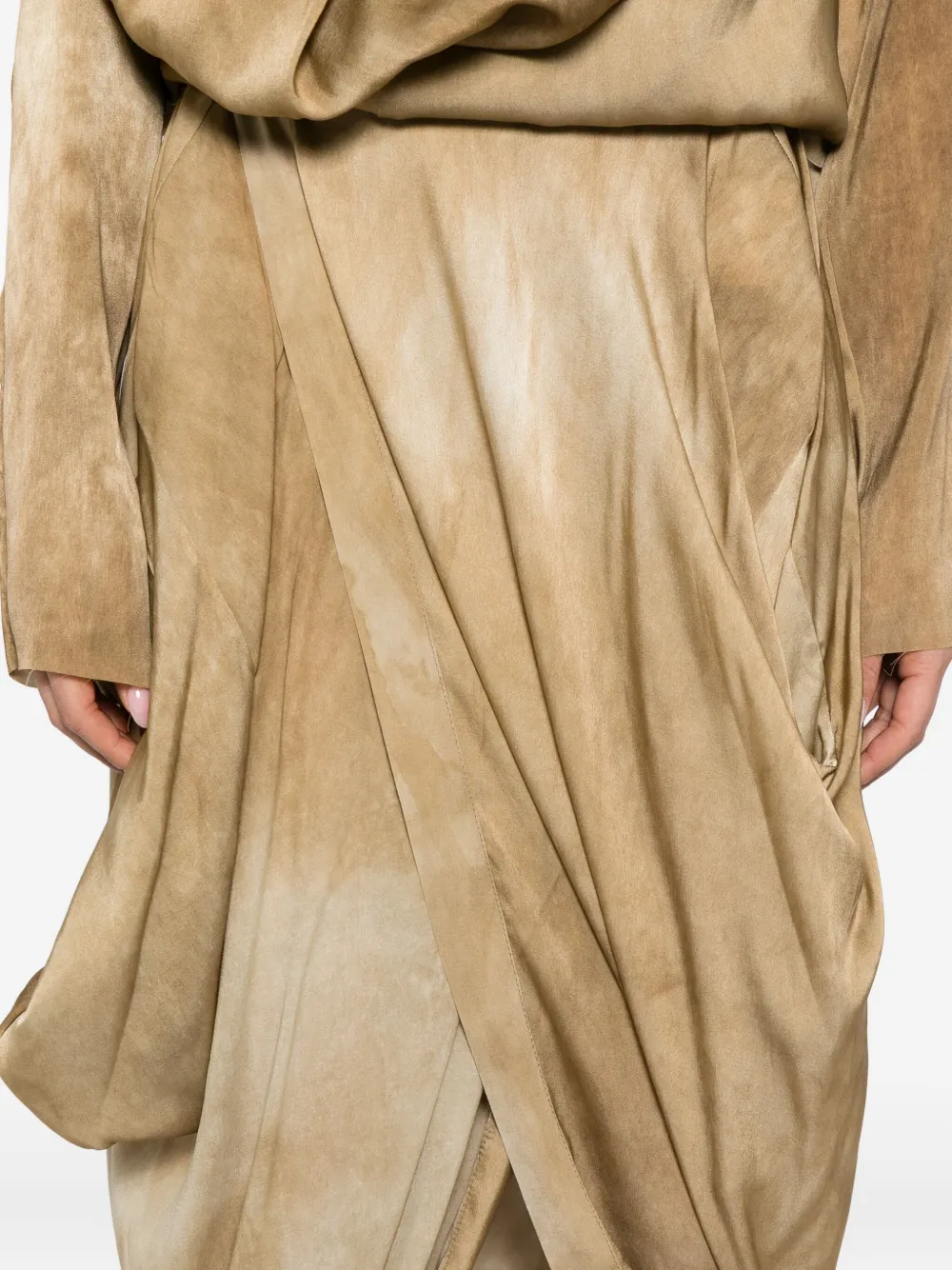 Uma Wang Gink Skirt In Brown