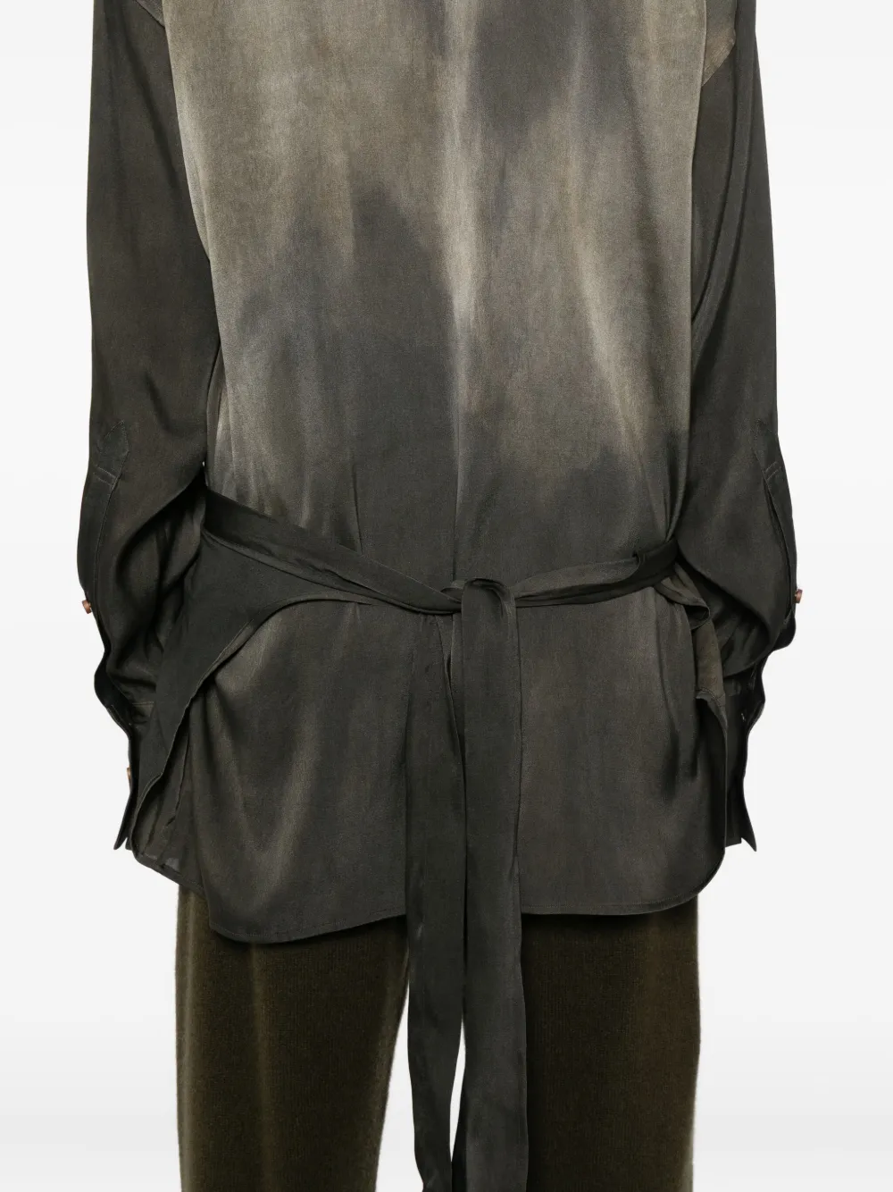 Uma Wang Tubby Shirt In Brown