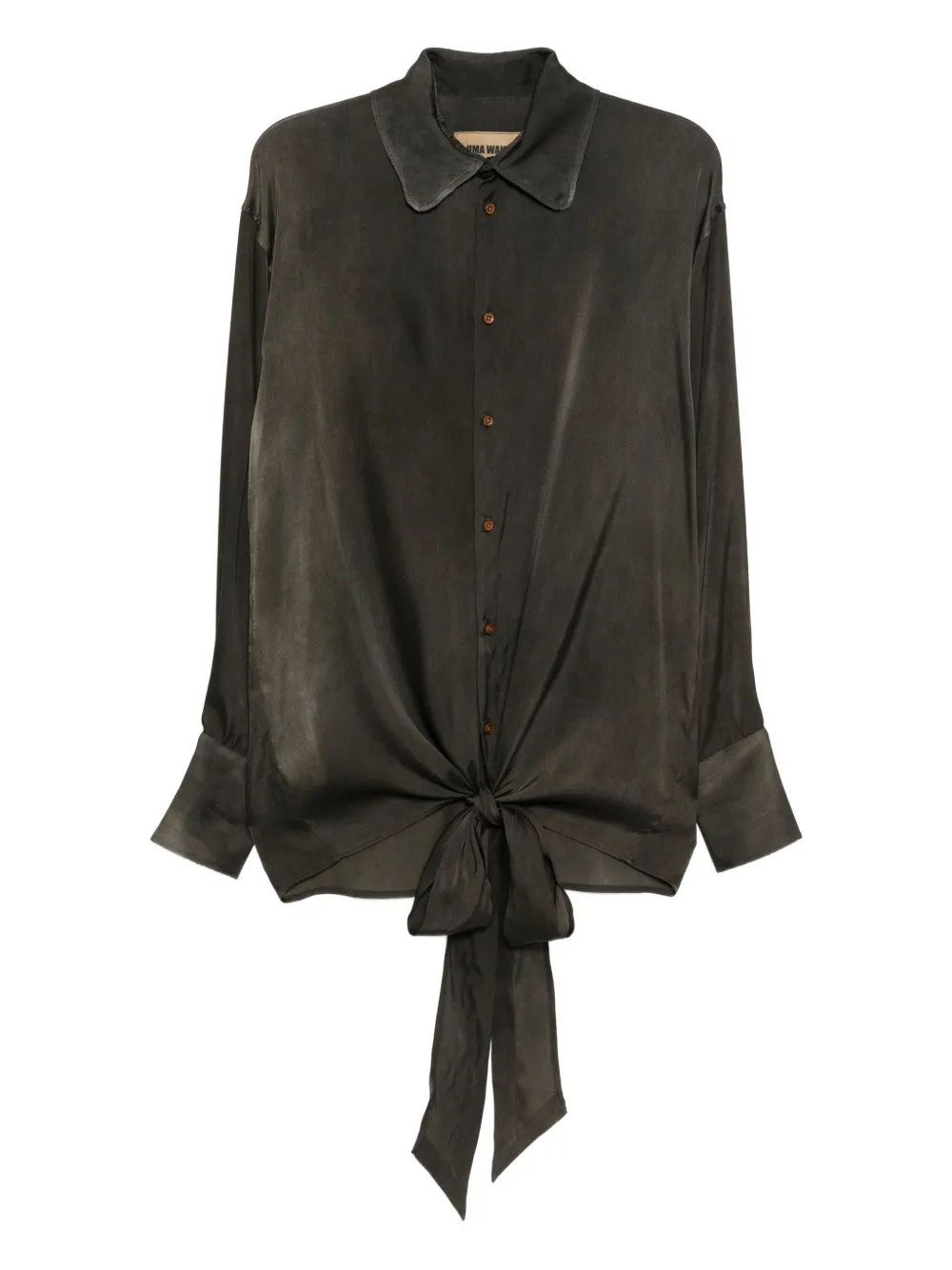 Uma Wang Camicia Tubby - Marrone