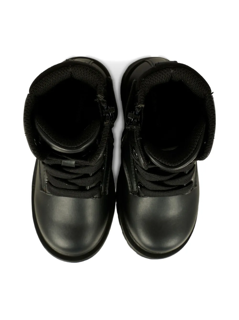 Calvin Klein Lace-up Boots In Black
