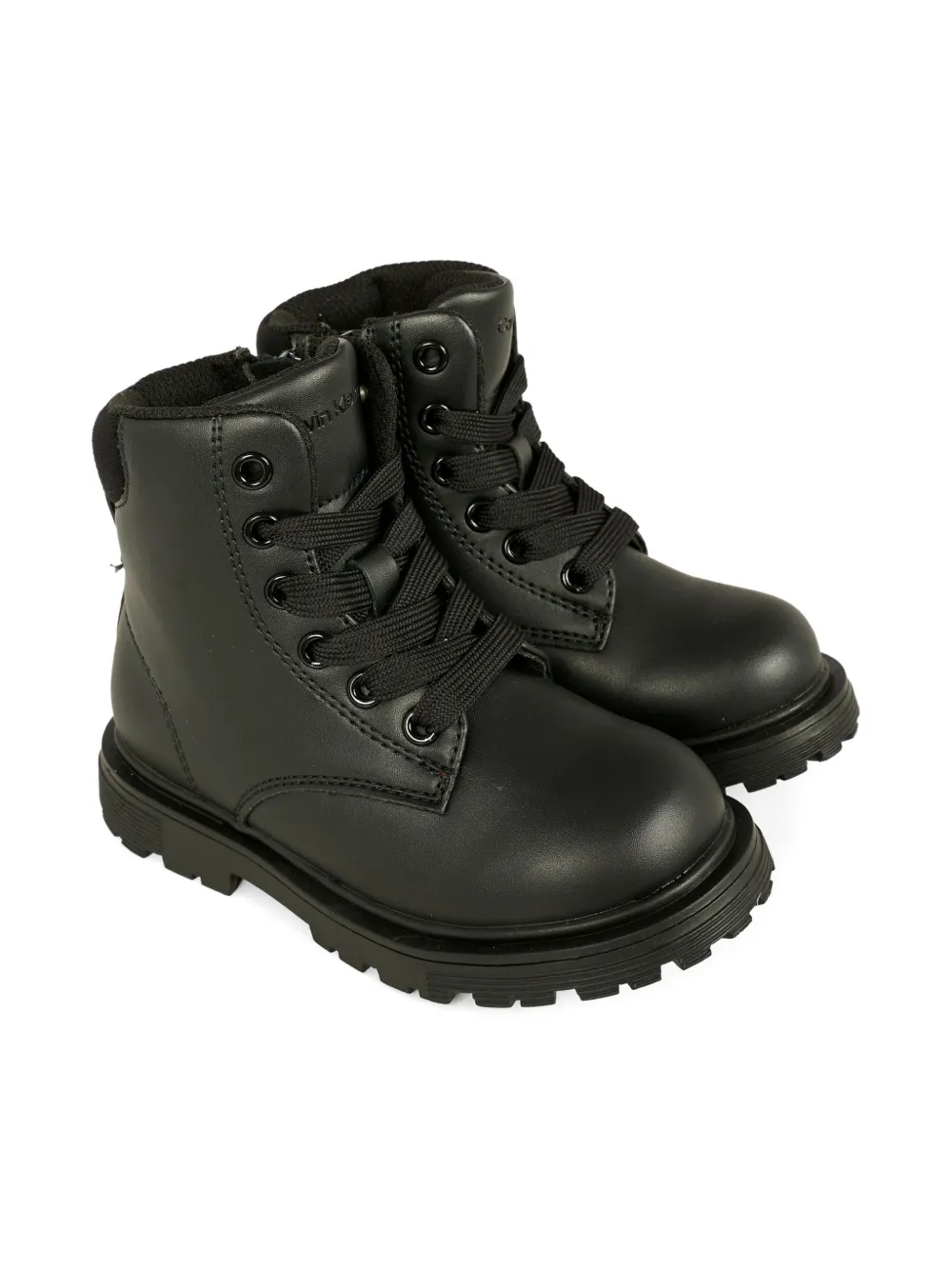 Calvin Klein Kids lace-up boots - ブラック Calvin Klein Kids lace-up boots - ブラック