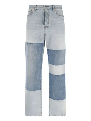 Rick Owens DRKSHDW ダメージ ストレートジーンズ | ブルー | FARFETCH JP