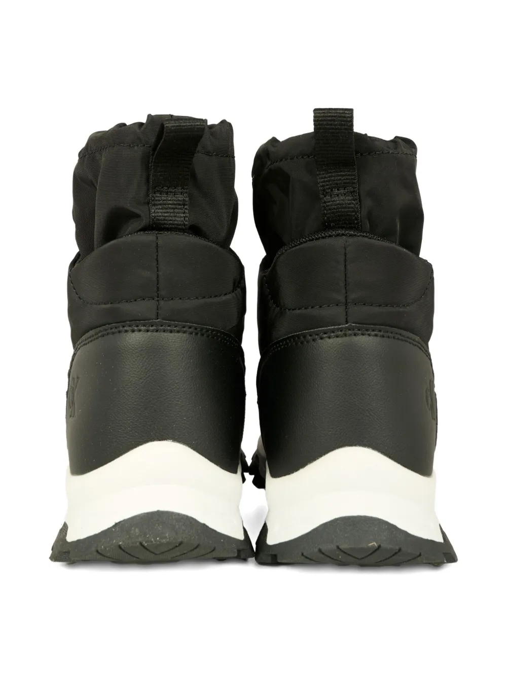 Calvin Klein Kids logo-debossed boots Zwart
