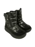 Calvin Klein Kids Quilted zip snow boots - Black
