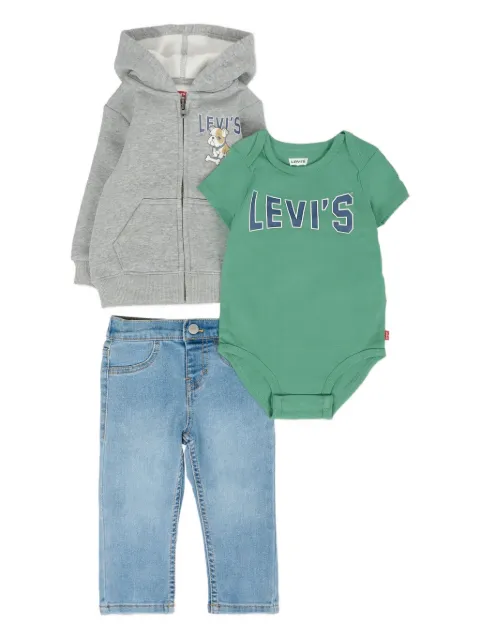 Levi's Kids logo-motif trousers set (set of three)