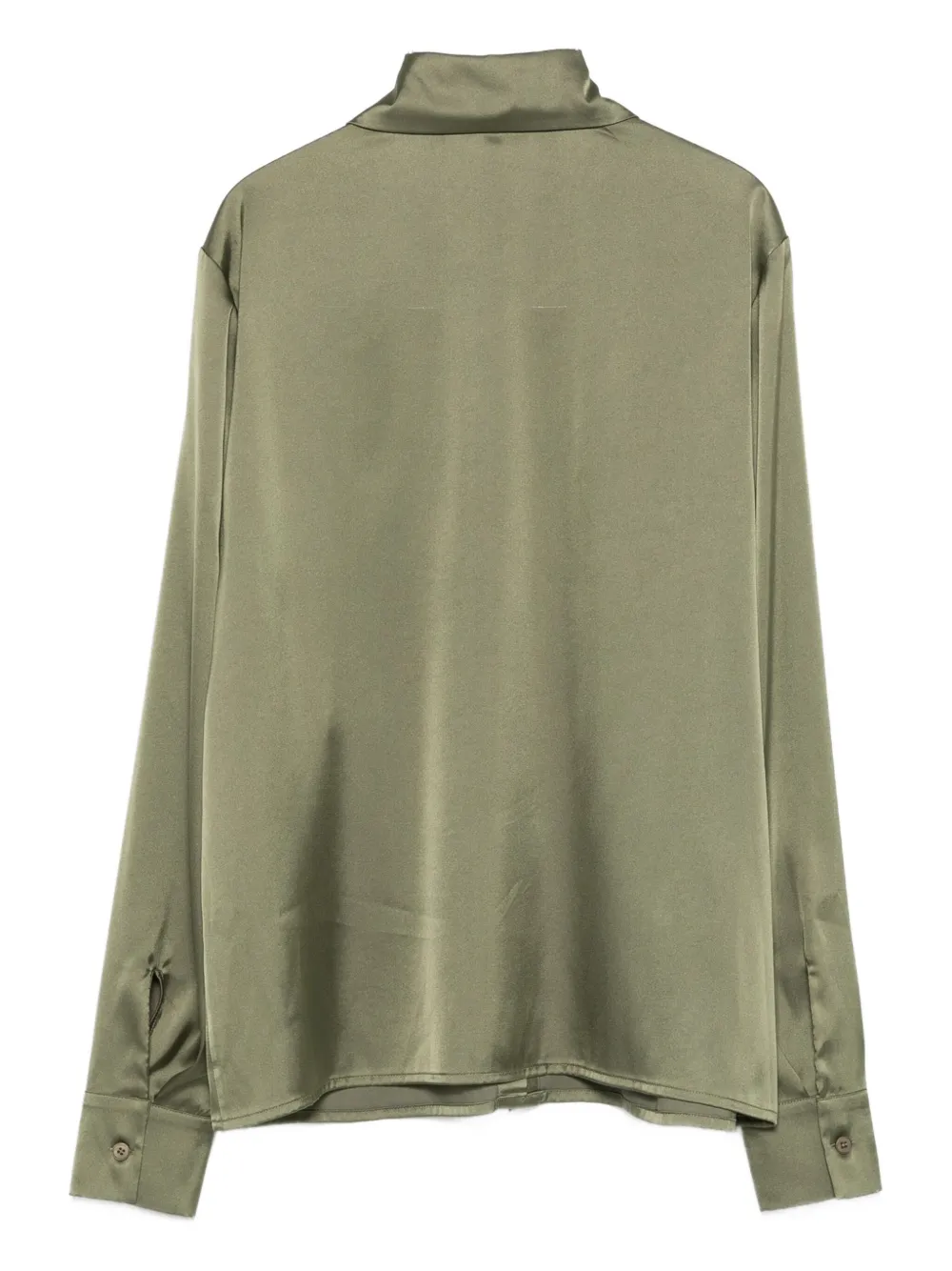 D.Exterior satin shirt - Groen