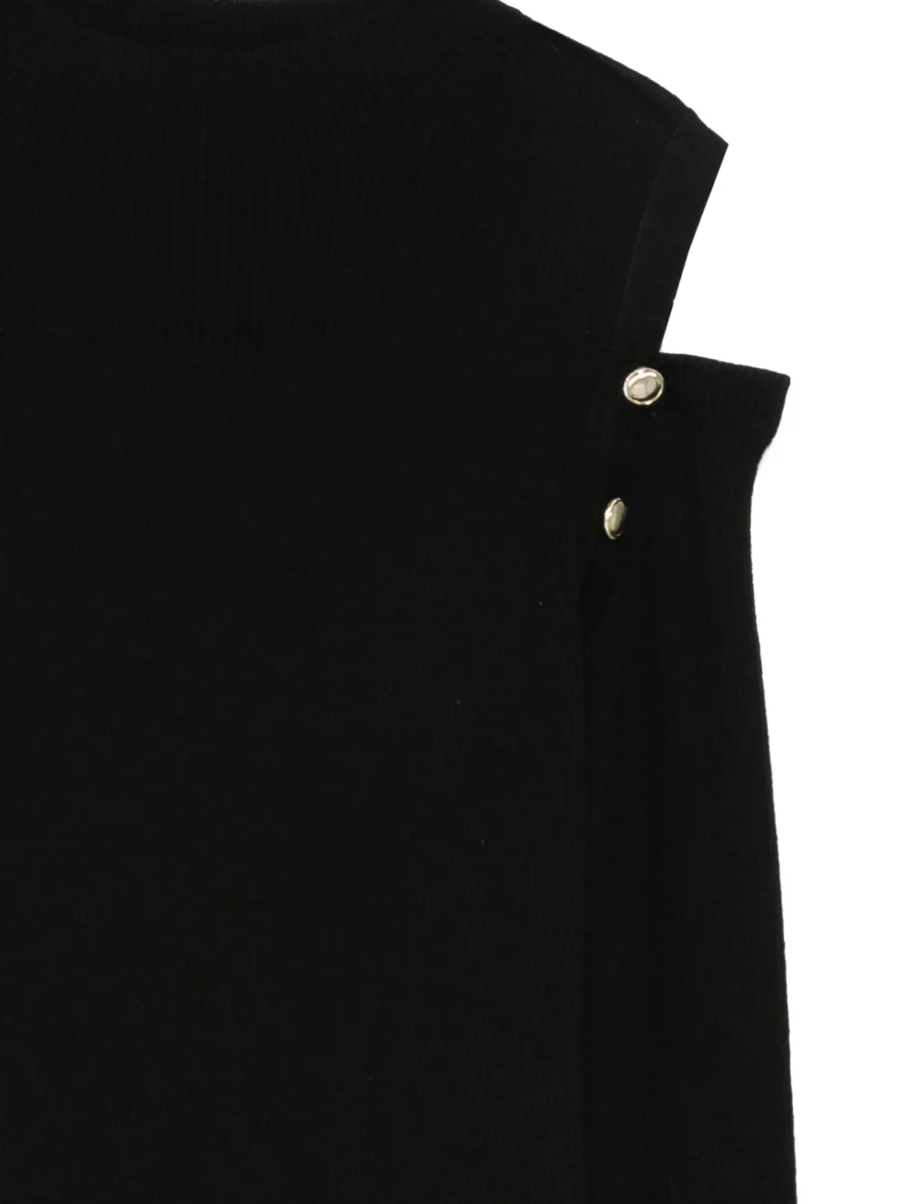 D.Exterior Off-shoulder blouse Zwart