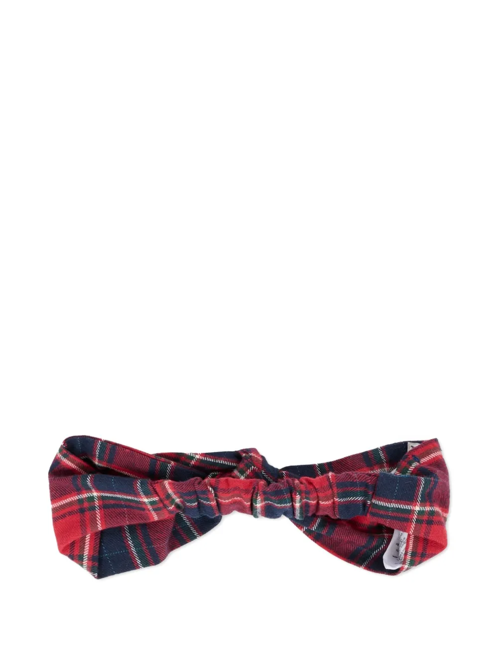 NANAN tartan bow headband - Rood