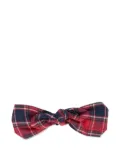 NANAN tartan bow headband - Red
