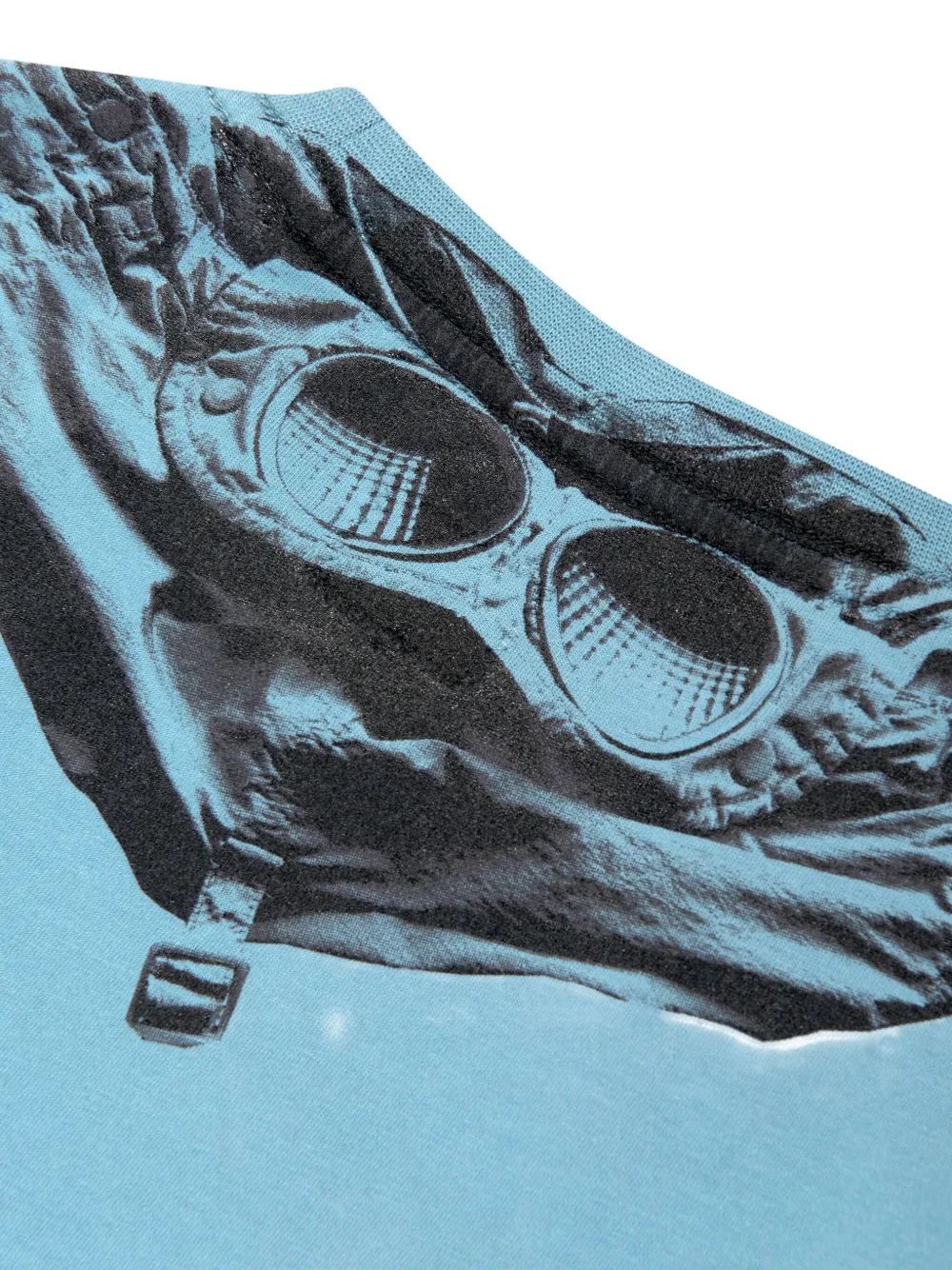 C.P. Company Kids T-shirt met logoprint Blauw