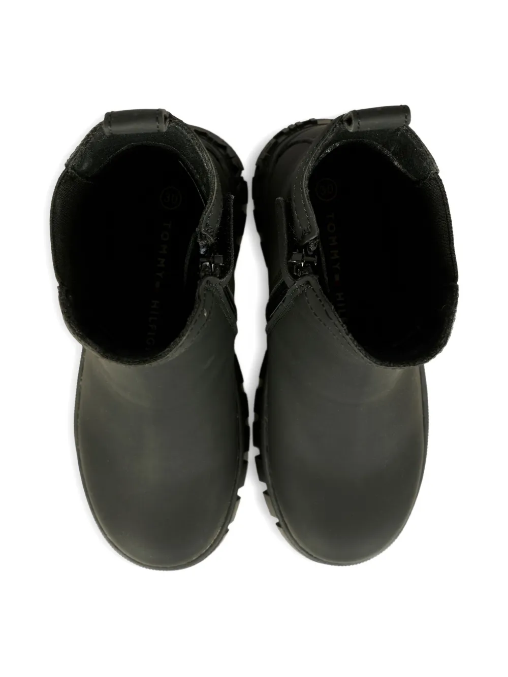 Tommy Hilfiger Junior Zip-detail Boots In Black