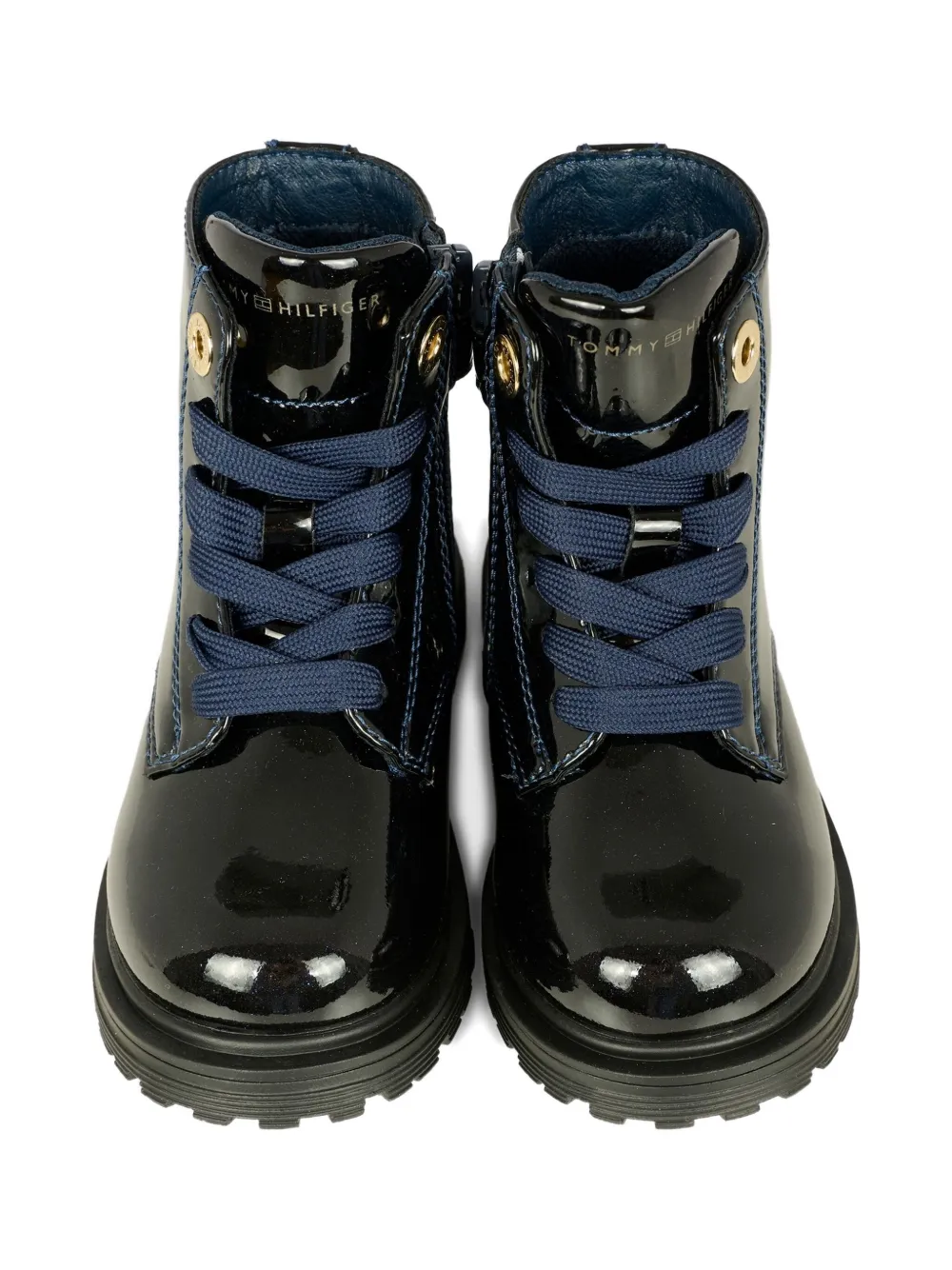 Tommy Hilfiger Junior Lace-up Boots In Blue