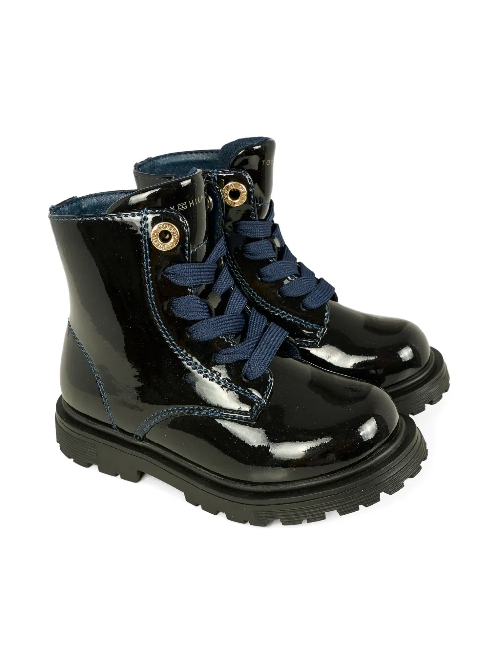 Tommy Hilfiger Junior Lace-up Boots In Blue