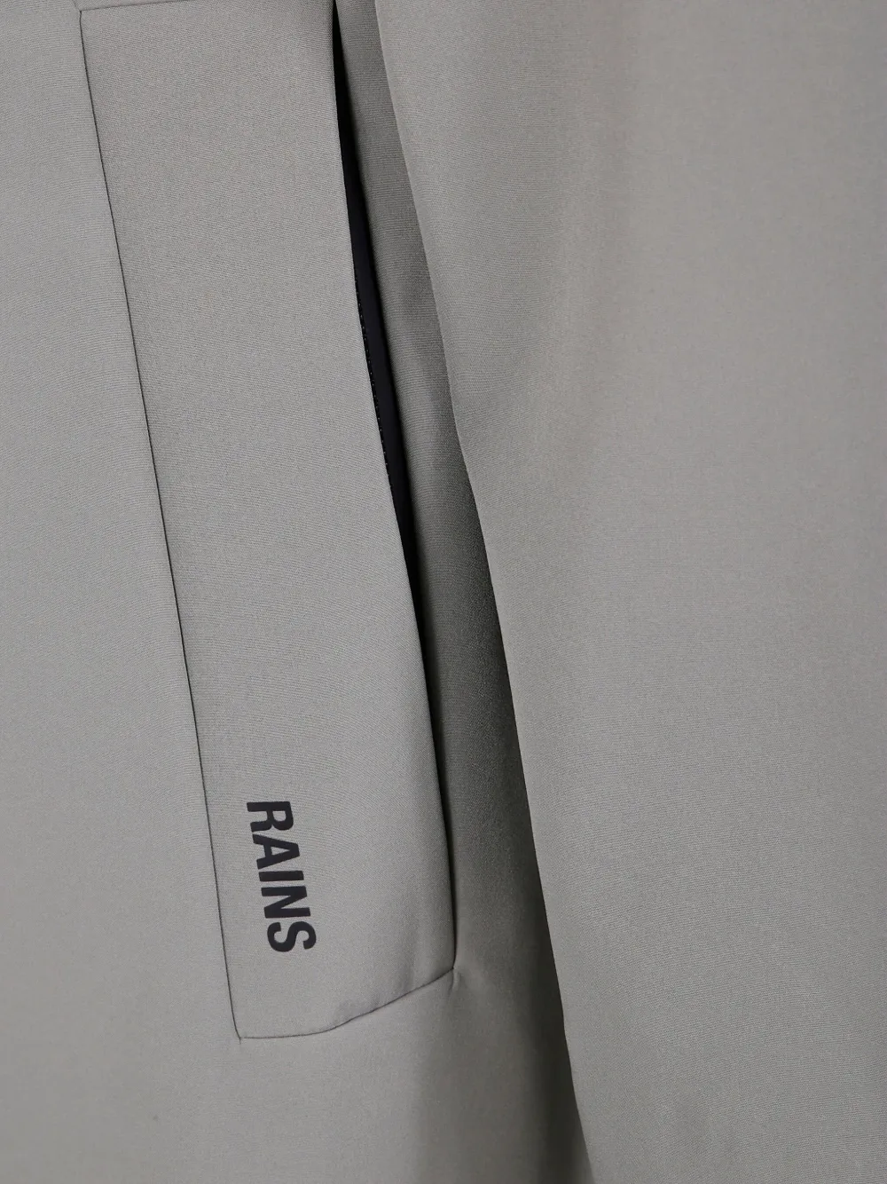 Rains Suva Vision Softshell A-line Hooded Raincoat In Gray