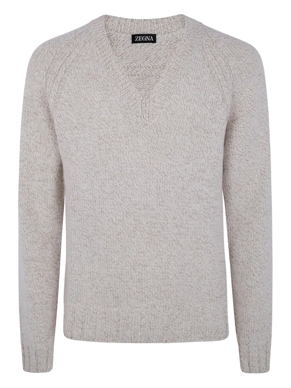 Zegna suéter de lana con cuello en V | neutro | Image 1