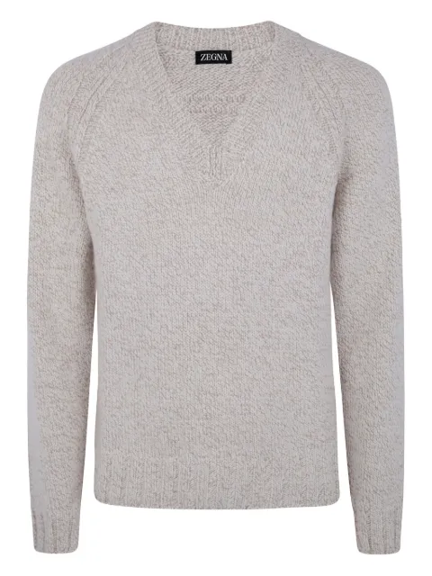 Zegna V-neck wool sweater